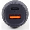 GEMBIRD Nabíječka do auta, 1x USB, 1xUSB-C, rychlo-nabíječka, QC3.0, 18 W, černá