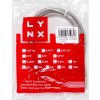 LYNX patch kabel Cat5E, UTP - 0,5m, šedý (prodej po 10 ks)