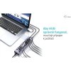 i-tec USB 3.0/USB-C nabíjecí HUB 9port LAN + Power Adapter 60 W