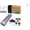 i-tec USB 3.0/USB-C nabíjecí HUB 9port LAN + Power Adapter 60 W