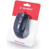 Gembird MUS-4B-01-GB/Cestovní/Optická/1 200 DPI/Drátová USB/Černá-stříbrná