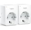 TP-Link Tapo P100(2-pack)(EU) chytrá WiFi mini zásuvka (2300W,10A,2,4 GHz,BT)