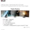 Club3D Dokovací stanice USB-C, Triple Display DP 1.4 Alt mode Smart PD3.0 Charging Dock with 100 Watt PS