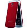 Aligator V710 Senior, Dual SIM, červeno-stříbrná + nabíjecí stojánek