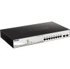 D-Link DGS-1210-10MP/E 10-Port Gigabit PoE+ Smart Switch inc. 2x SFP Ports, POE budget 130W