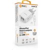 Aligator síťová nabíječka, 2x USB, kabel Lightning 2A, smart IC, 2,4 A, bílá