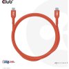 Club3D kabel USB-C, Oboustranný USB-IF Certifikovaný data kabel, PD 240W(48V/5A) EPR M/M 4m