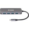 D-Link DUB-2340 USB-C to 4-Port USB 3.0 Hub