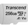 Karta TRANSCEND MicroSDXC 256GB 300S, UHS-I U3 V30 + adaptér