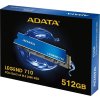 ADATA SSD 512GB LEGEND 710 PCIe Gen3x4 M.2 2280 (R:2400/ W:1800MB/s)
