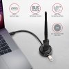 AXAGON HUE-P1C, 4x USB 3.2 Gen 1 ROUND hub, micro USB napájací konektor, kábel USB-C 30cm