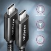 AXAGON BUCM432-CM10AB, NewGEN+ kábel USB-C <-> USB-C, 1m, USB4 Gen 3×2, PD 100W 5A, 8K HD, ALU, opletenie, čierny