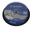 VERBATIM BD-R SL Datalife (10-pack)Blu-Ray/Spindle/6x/25GB Wide Printable