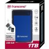 Externý pevný disk TRANSCEND 2,5" USB 3.1 StoreJet 25H3B, 1 TB, modrý (odolný voči nárazom)