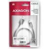 AXAGON BUMM-AM20AB, HQ kábel Micro USB <->USB-A, 2 m, USB 2</->.0, 2.4A, ALU, oplet, čierny