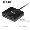 Club3D Video hub MST (Multi Stream Transport) USB-C 3.2 na HDMI 2.0, Duálny monitor 4K60Hz
