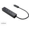 AKASA HUB USB Connect 4SX, 4x USB 3.0, externé