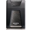 Externý pevný disk ADATA 4TB 2,5" USB 3.1 DashDrive Durable HD650, čierny (gumový, odolný voči nárazom)