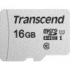 Karta TRANSCEND MicroSDHC 16GB 300S, UHS-I U1 + adaptér