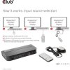 Club3D Network Switch - Prepínač, DP/HDMI KVM prepínač - Dual DP 4K 60Hz