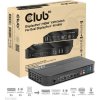 Club3D Network Switch - Prepínač, DP/HDMI KVM prepínač - Dual DP 4K 60Hz