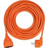 Solight prodlužovací přívod - spojka, 1 zásuvka, 7m, 3 x 1mm2, oranžová
