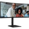 AOC MT 34" CU34E4CV - 3440x1440,VA,120Hz,HDR10,2xHDMI,DP,USBhub,USB-C,RJ45,repro,Zakřivený