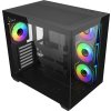 Cooler Master case Elite 681, ATX, Průhledná bočnice, 4x 120mm ARGB Fan, Černá