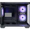 Cooler Master case Elite 481 Wood, mATX, Průhledná bočnice, 3x 120mm ARGB Fan, Černá