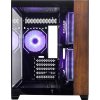 Cooler Master case Elite 481 Wood, mATX, Průhledná bočnice, 3x 120mm ARGB Fan, Černá