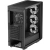 DEEPCOOL Case CC560 MESH V2, ATX, ARGB, Průhledná bočnice, 4x120mm ventilátor, černá