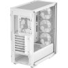 DEEPCOOL Case CC560 MESH V2 WH, ATX, ARGB, Průhledná bočnice, 4x120mm Fan, bílá