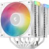 DEEPCOOL CPU Chladič AG620 WH ARGB V2, 2x120mm, LGA1851, AM5, bílá