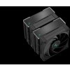 DEEPCOOL CPU Chladič AK620 ZERO DARK, 2x120mm, LGA1851, AM5, černá