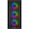 EVOLVEO Rhino, skříň eATX/ATX, 4x ARGB ventilátor 120mm, boční panel temperované sklo + mřížkovaný přední panel