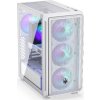 ENDORFY Case Arx 500 ARGB, Průhledná bočnice, ATX, 4x140mm ARGB Fan, bílá