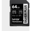 Lexar SDXC Professional SILVER Plus 1066x UHS-I/U3/A2/4K R205/W100 (V30) 64GB