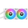 THERMALTAKE Vodní chladič TH240 V2 Ultra ARGB, 2x120mm ARGB, LGA1851, AM5, bílá
