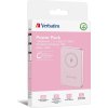 VERBATIM Powerbanka Charge 'n' Go, Magnetická, 10000 mAh, USB-C, Růžová