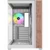 THERMALTAKE Case View 380 WS ARGB, Průhledná bočnice, bílá