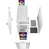 DEEPCOOL Case CC360 WH ARGB, mATX, Průhledná bočnice, 3x120mm Fan, bílá