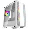 DEEPCOOL Case CC360 WH ARGB, mATX, Průhledná bočnice, 3x 120mm Fan, bílá