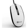 C-TECH Myš WM-10, černo/bílá, USB