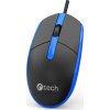 C-TECH Myš WM-10, černo/modrá, USB