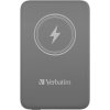 VERBATIM Powerbanka Charge 'n' Go, Magnetická, 10000 mAh, USB-C, Šedá