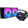 Cooler Master vodní chladič MasterLiquid Core Nex 240, 2x120mm, LGA1851, AM5, černá