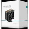 DEEPCOOL CPU Chladič AK400 G2, 1x120mm, LGA1851, AM5, černá