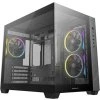 DEEPCOOL Case CG330 3F, mATX, Průhledná bočnice, 3x120mm ARGB Fan, černá