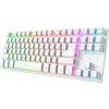 Trust GXT831 Thado TKL/Bezdrátové USB/US/Bílá