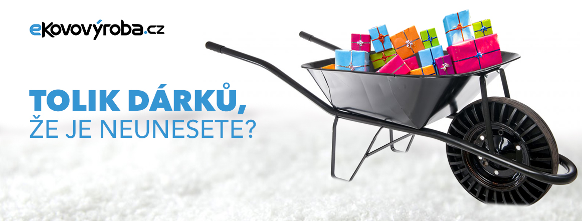 Vánoce a kolečko s dárky